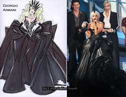 Giorgio Armani Lady Gaga Fashion